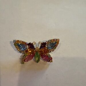 Colorful Butterfly Brooch